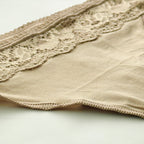 Vanishing Edge Microfiber With Lace Thong Panty