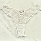 Dream Angels Boho Floral Embroidery Brazilian Panty