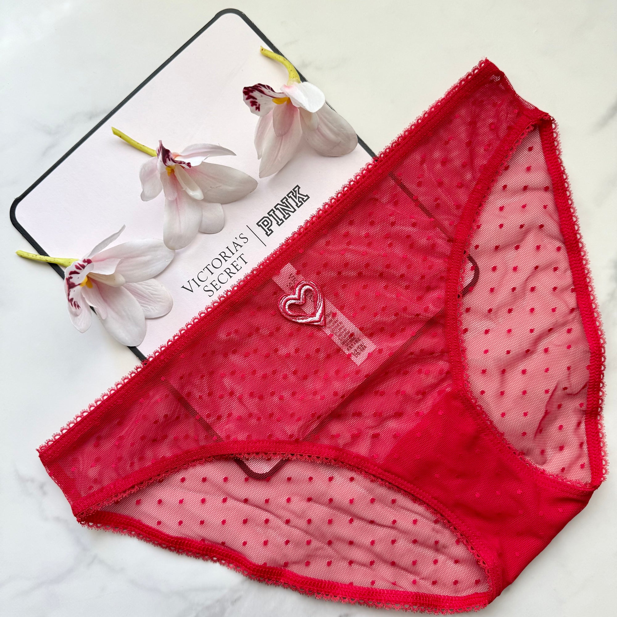The Lacie Dot Mesh Bikini Panty