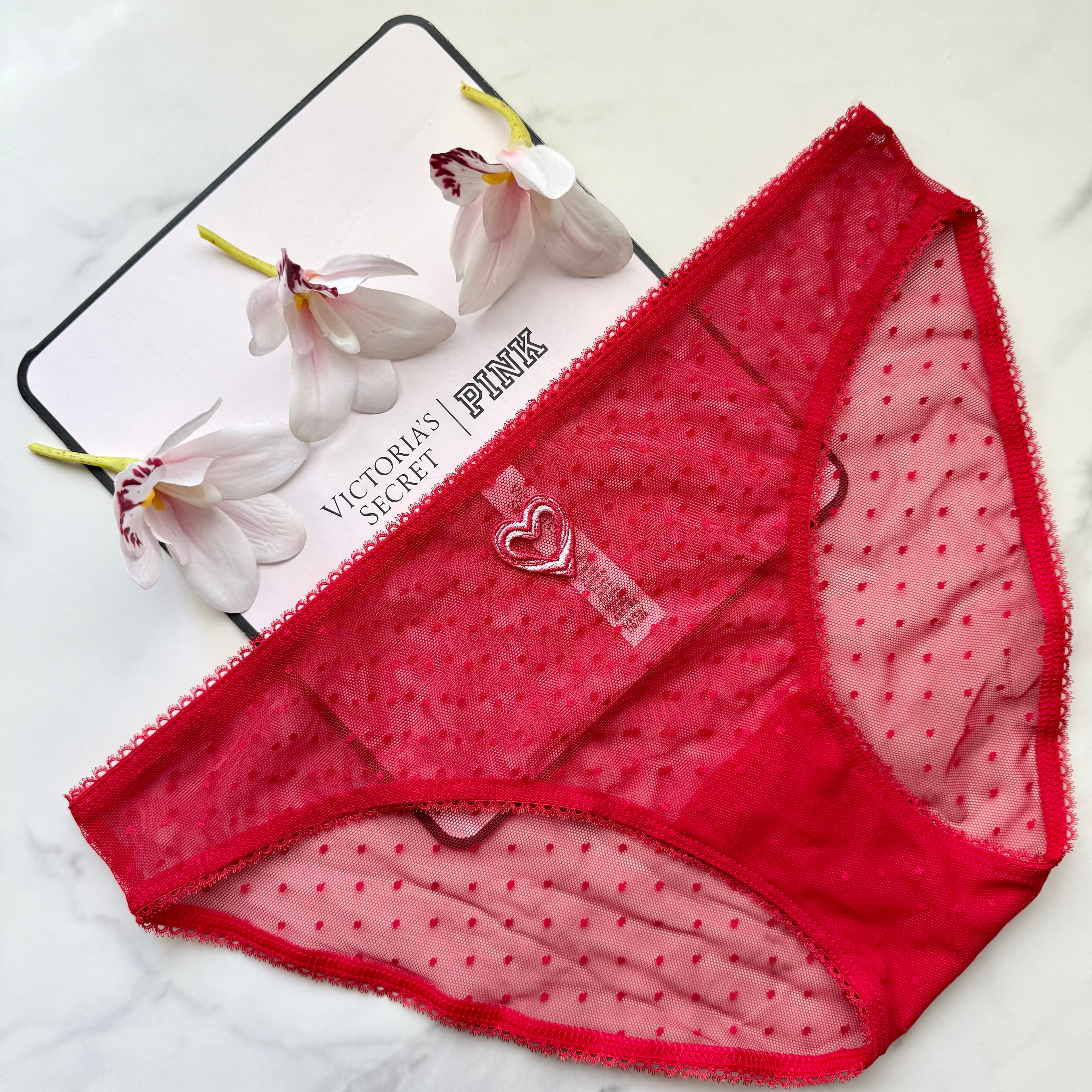The Lacie Dot Mesh Bikini Panty