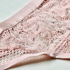 Mixed Media Thong Panty