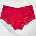 Lace-Trim No-Show Cheeky Panty