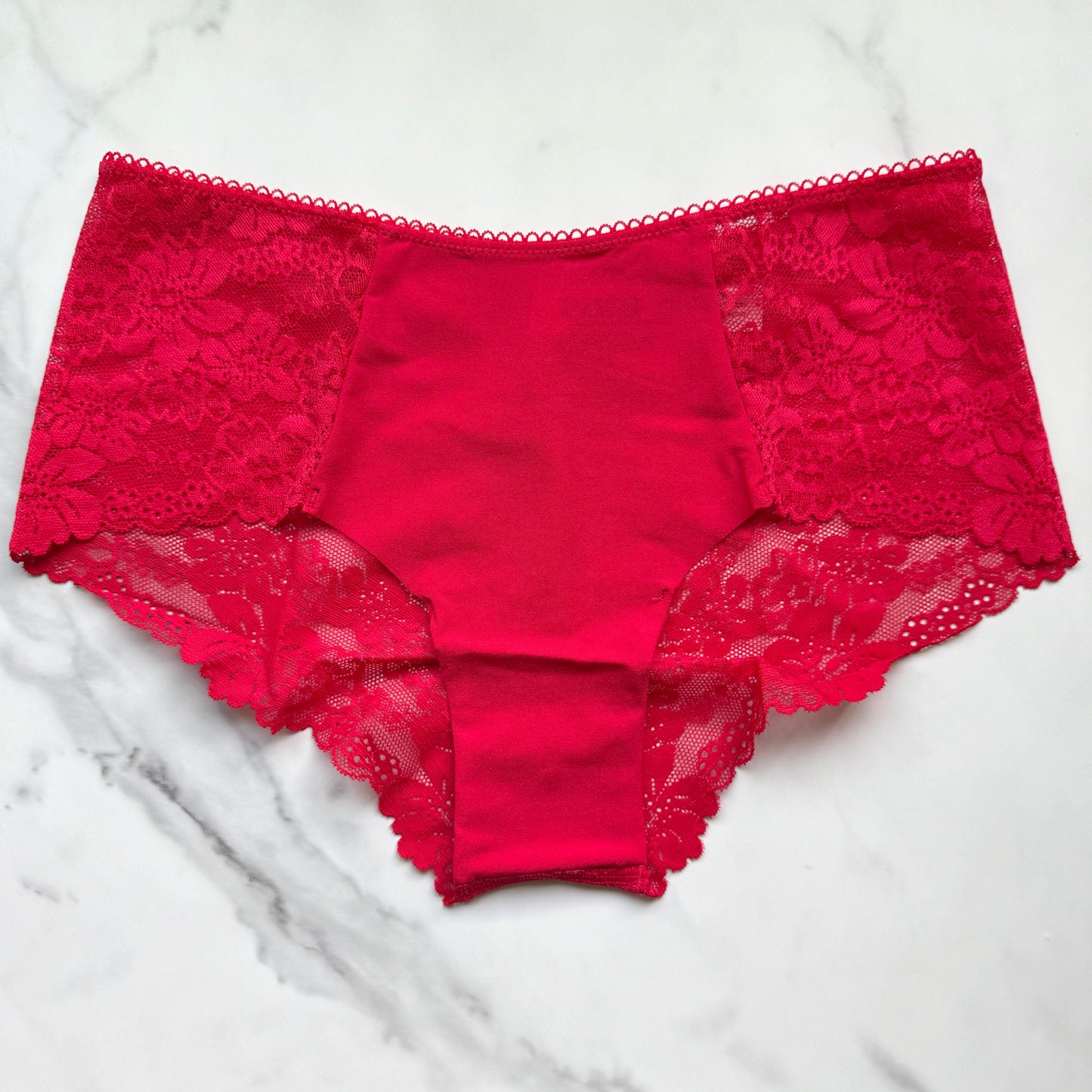 Lace-Trim No-Show Cheeky Panty