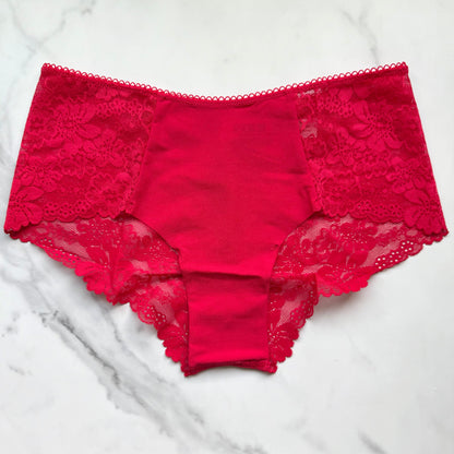 Lace-Trim No-Show Cheeky Panty