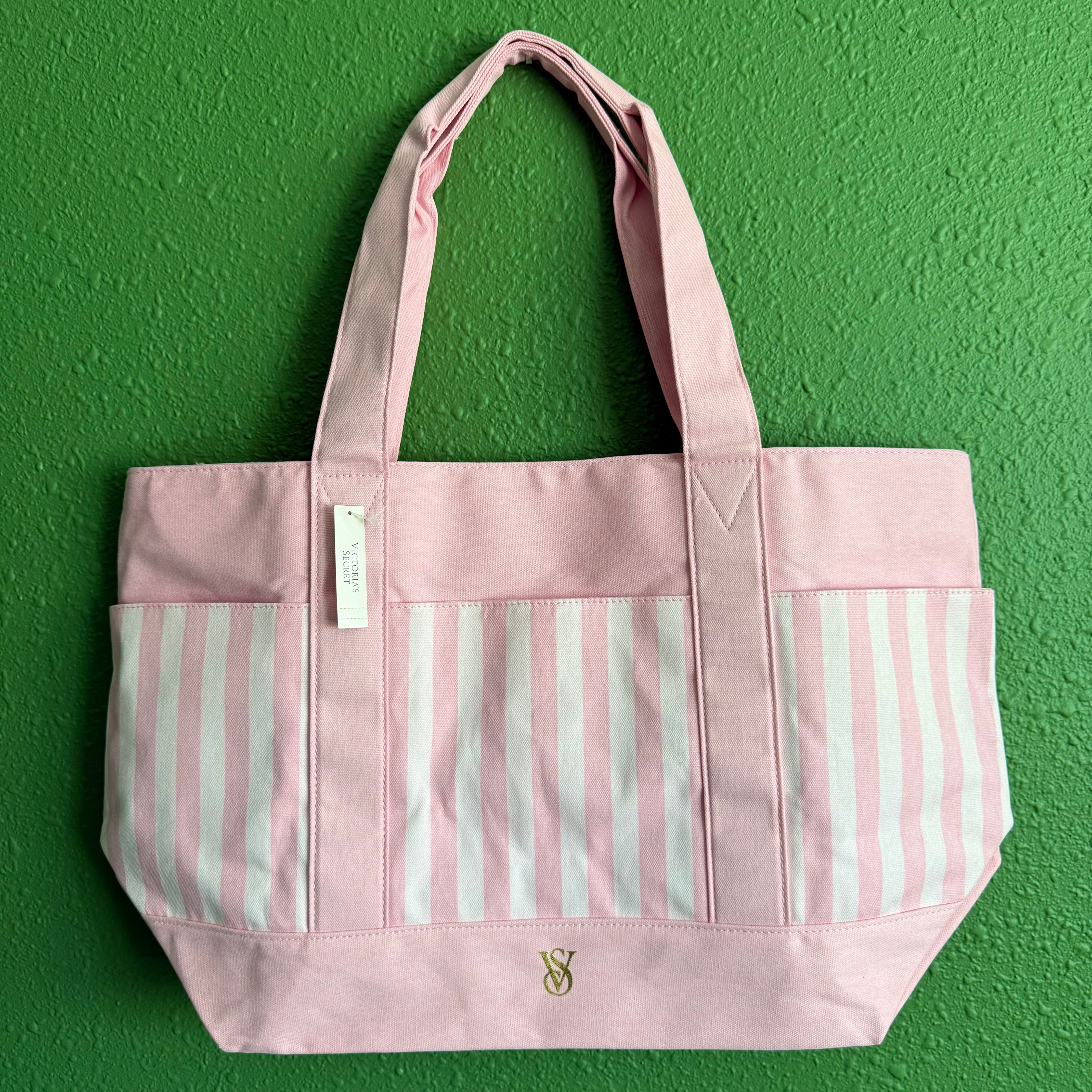 Victoria's Secret PINK Iridescent Tote Bag With Pouch – Women's PVC Tote