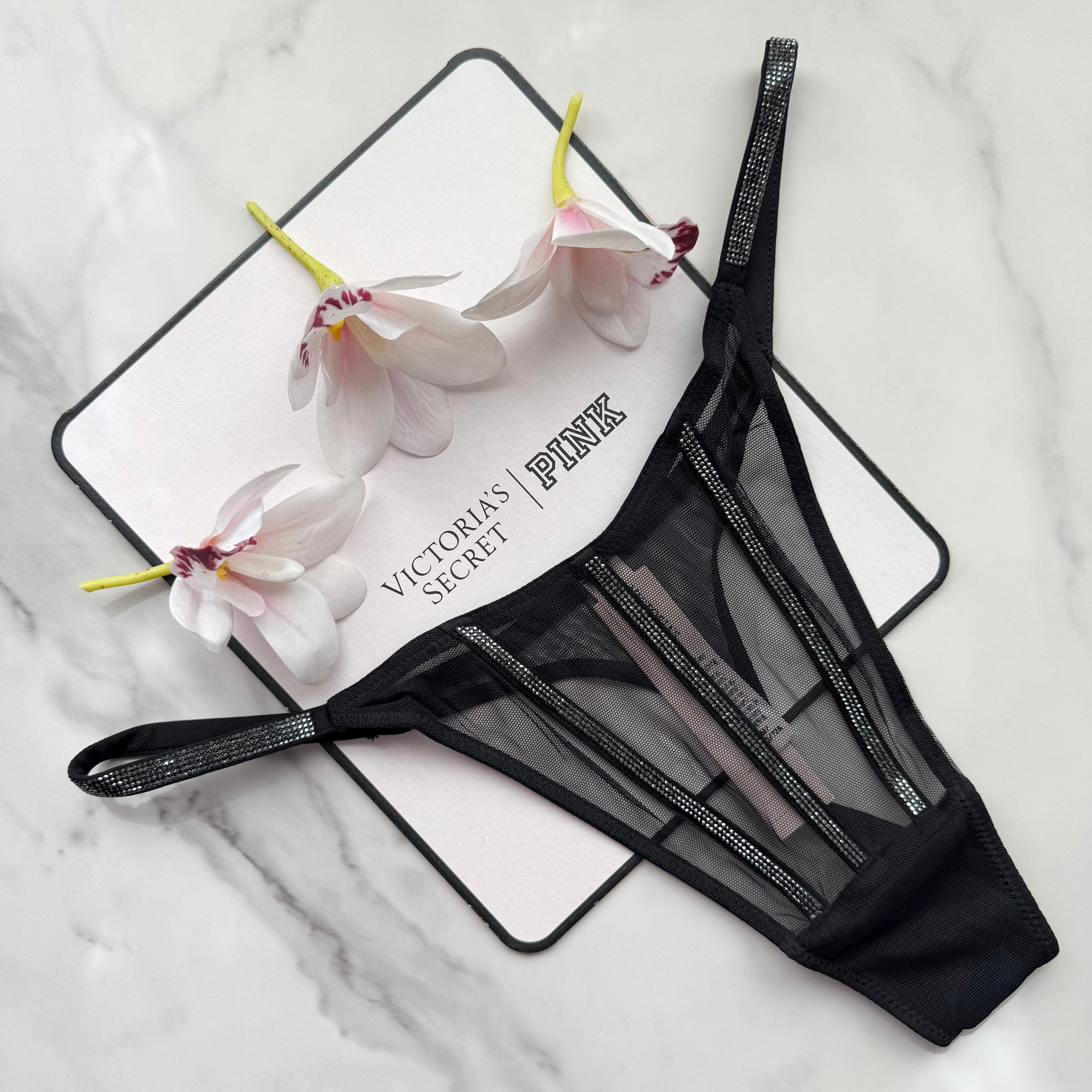 Very Sexy Sheer Shine Thong Panty