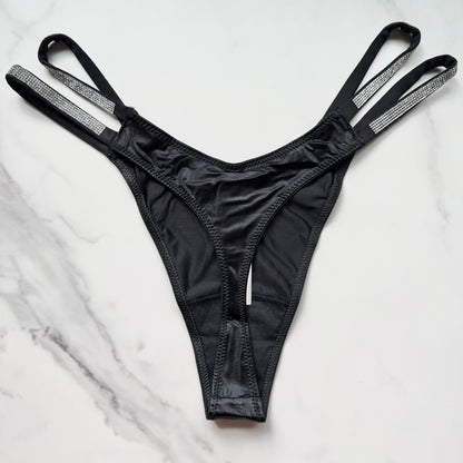 Very Sexy Double Shine Strap Smooth Thong Panty