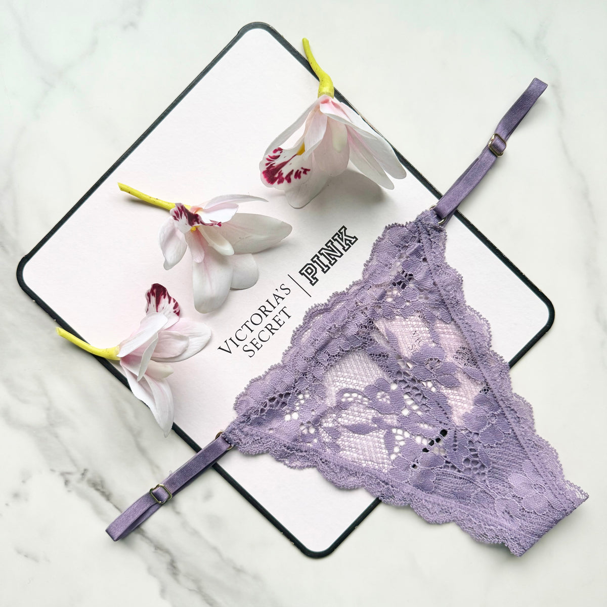 Dream Angels Lace Adjustable V-String Panty