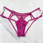 Very Sexy Strappy Hardware High-Leg Cheeky Panty