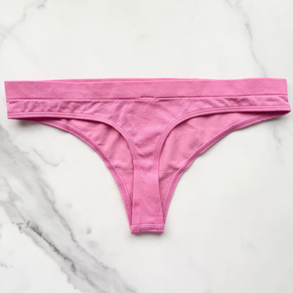 Seamless Print Thong Panty