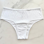 Cotton Heart Pointelle Cheeky Panty