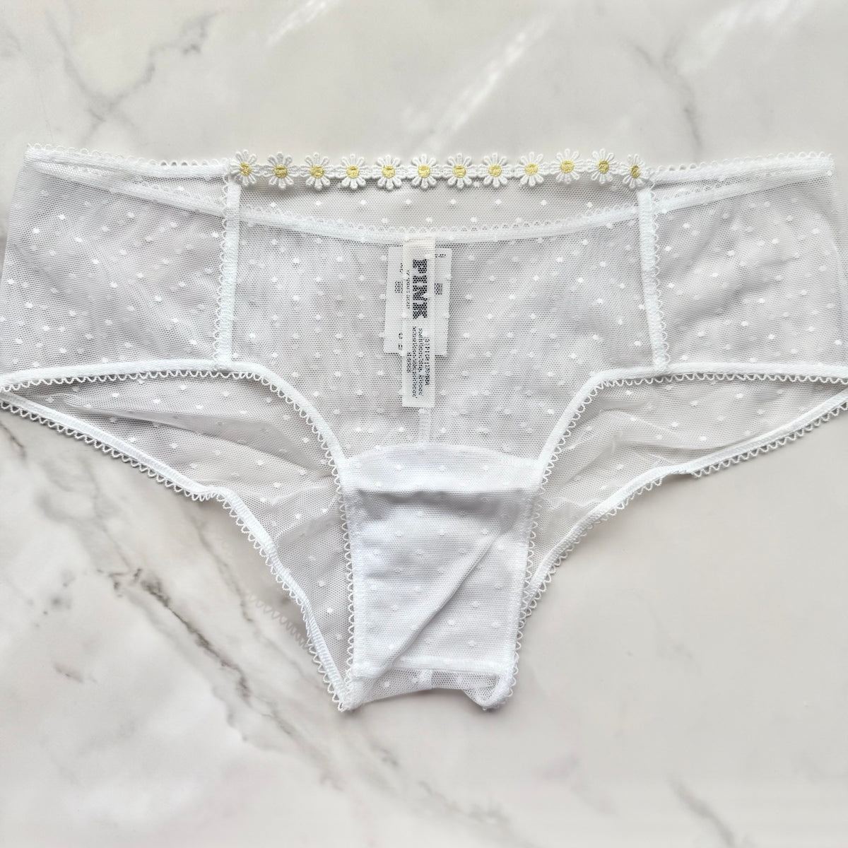 Wink Dot Mesh Cheeky Panty