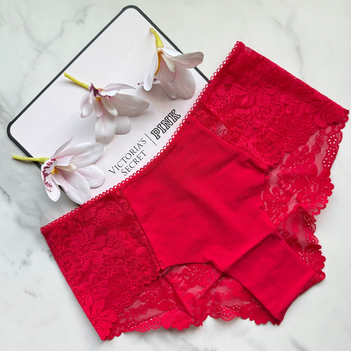 Lace-Trim No-Show Cheeky Panty