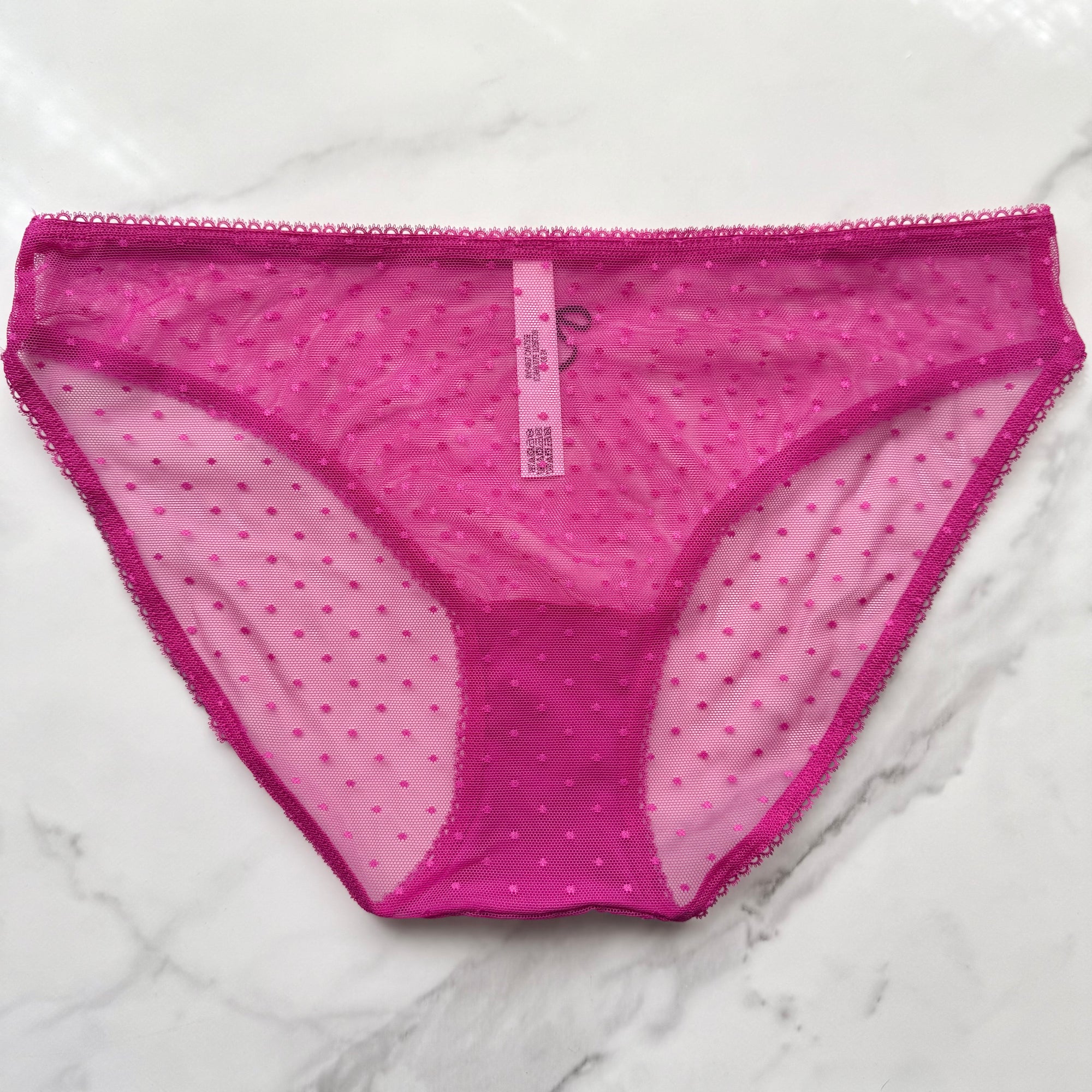The Lacie Dot Mesh Bikini Panty