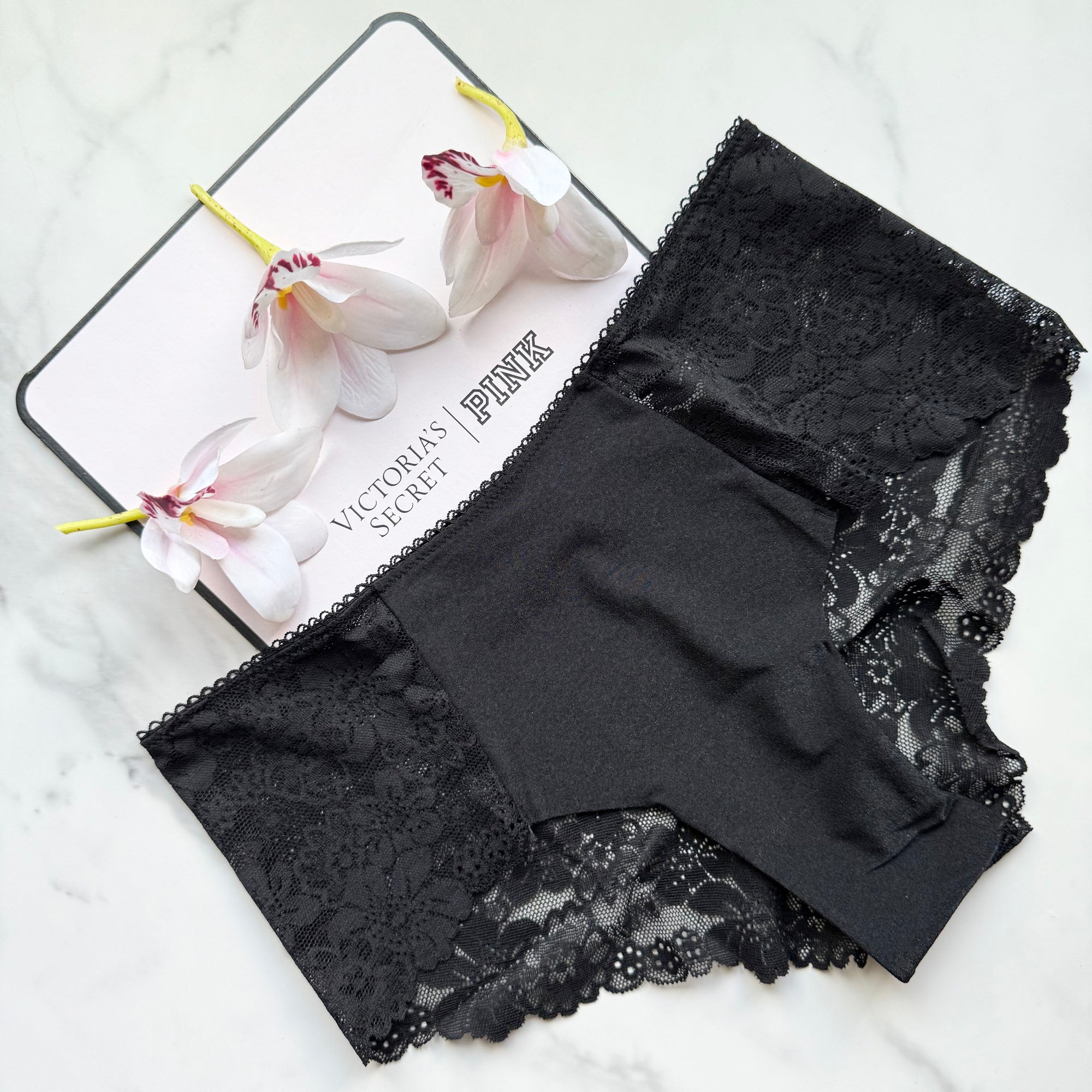 Lace-Trim No-Show Cheeky Panty