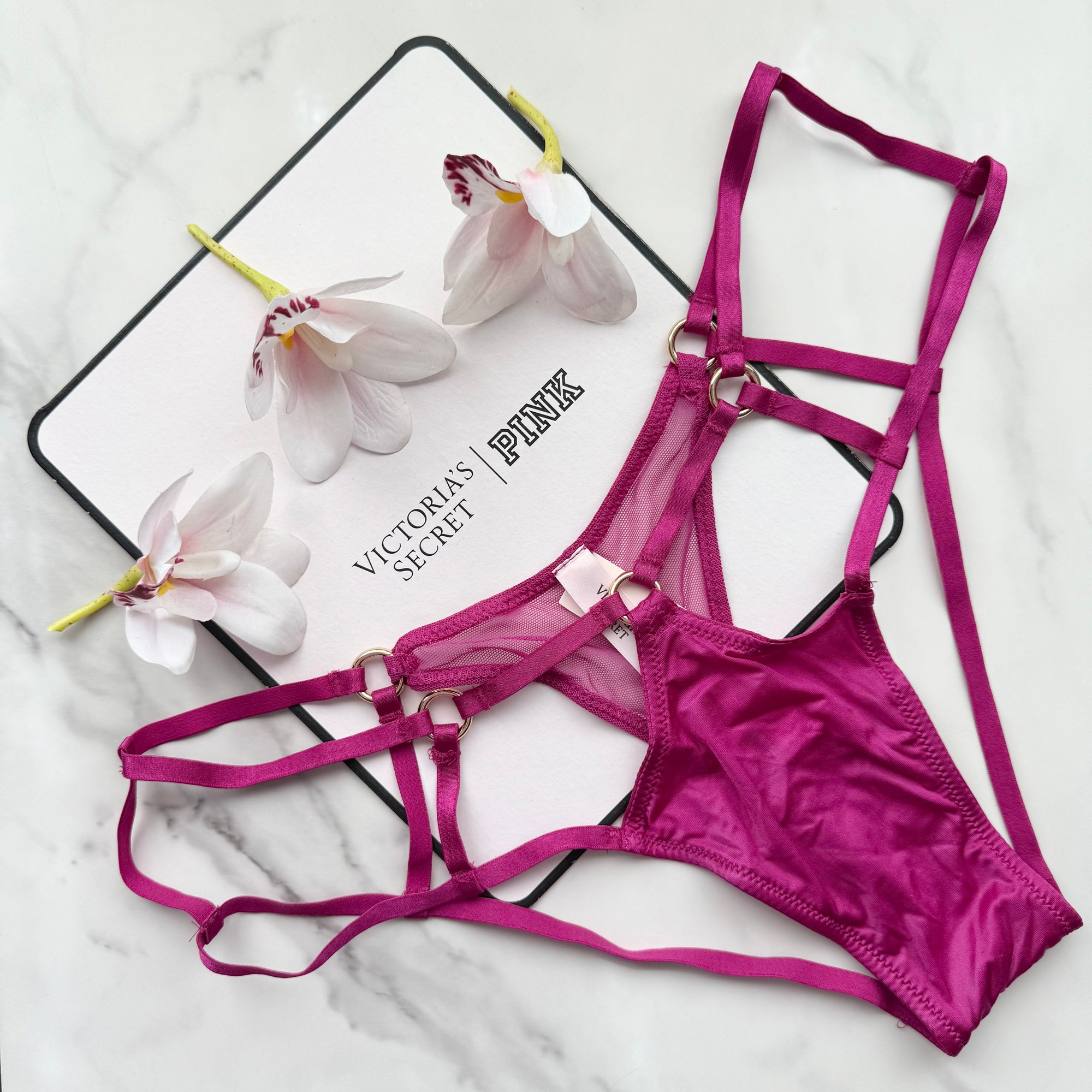 Very Sexy Strappy Hardware High-Leg Cheeky Panty