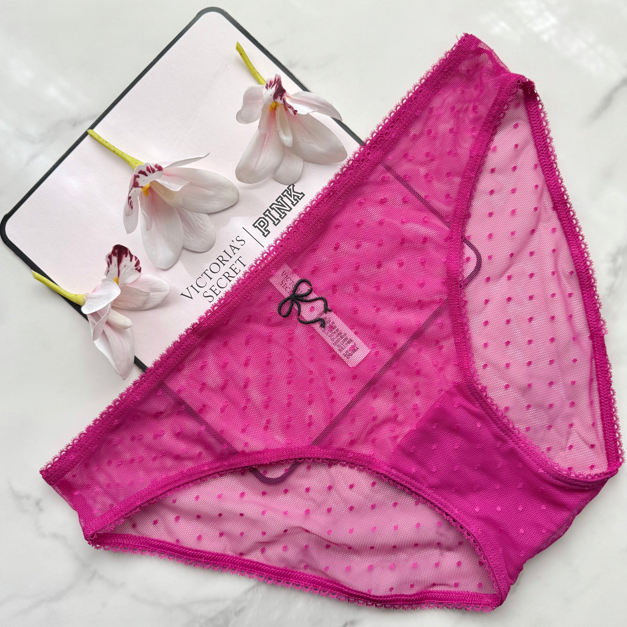 The Lacie Dot Mesh Bikini Panty