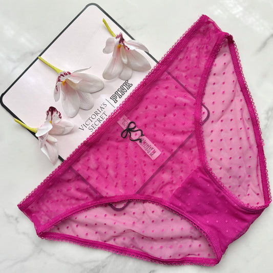 The Lacie Dot Mesh Bikini Panty