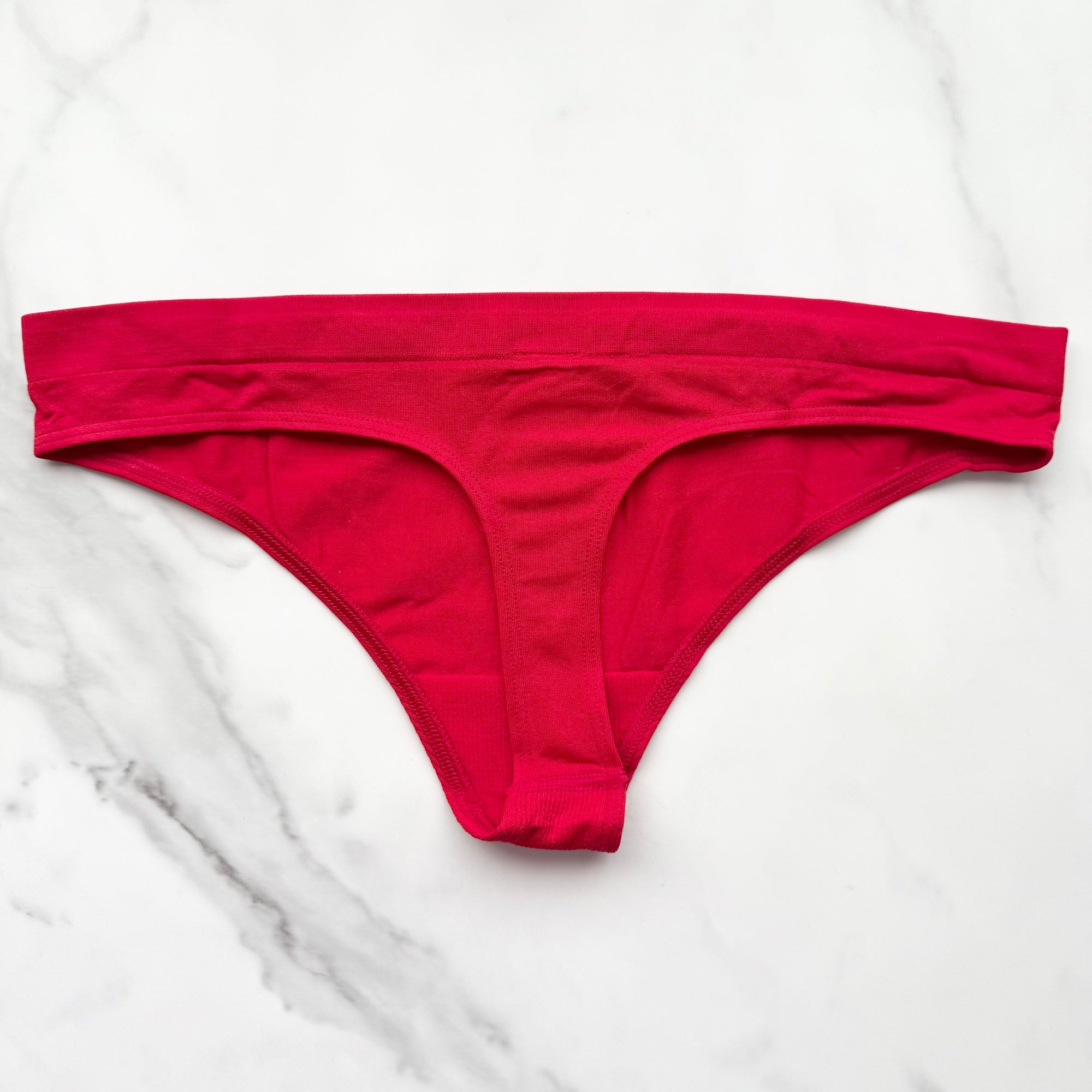 Seamless Solid Thong Panty