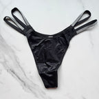 Very Sexy Double Shine Strap Smooth Thong Panty