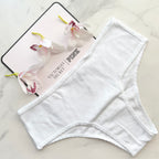 Cotton Heart Pointelle Cheeky Panty