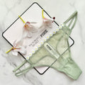 Wink Strappy Dot Mesh Thong Panty PINK Victoria's Secret