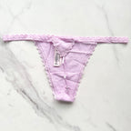 The Lacie Lace-Trim Smooth V-String Panty