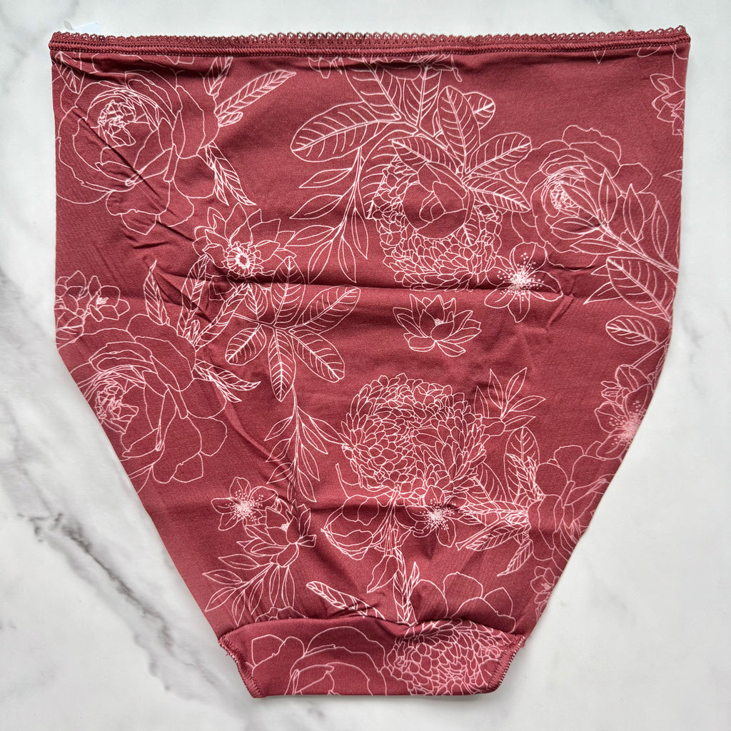 Vanishing Edge Microfiber With Lace High-Leg Brief Panty