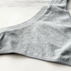 Seamless High-Leg Marl Thong Panty