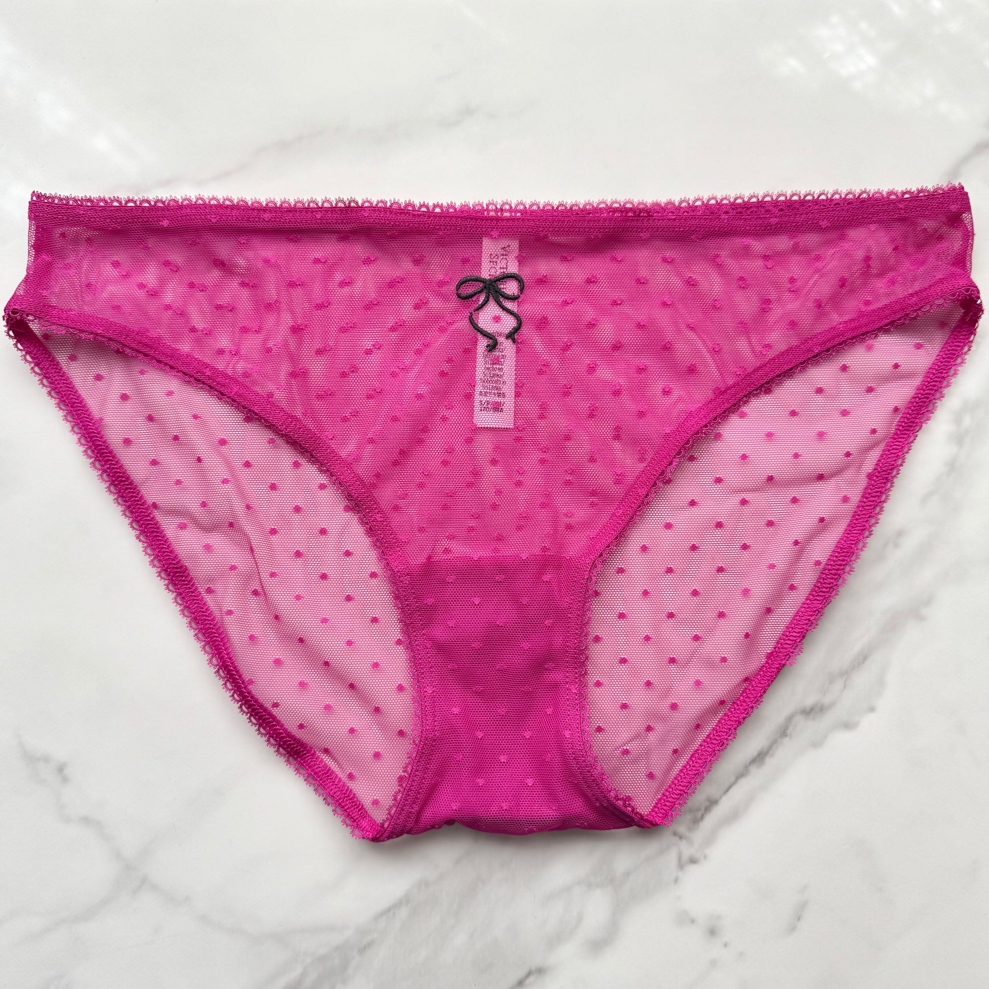 The Lacie Dot Mesh Bikini Panty