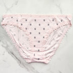 Lace-Trim Lace-Waist Bikini Panty