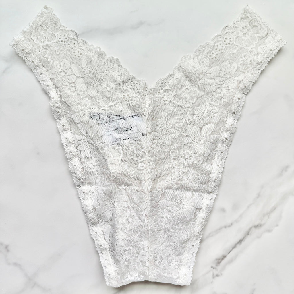 Wink V-Front Lace Brazilian Panty