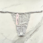 Dream Angels Lace-Trim Adjustable V-String Panty