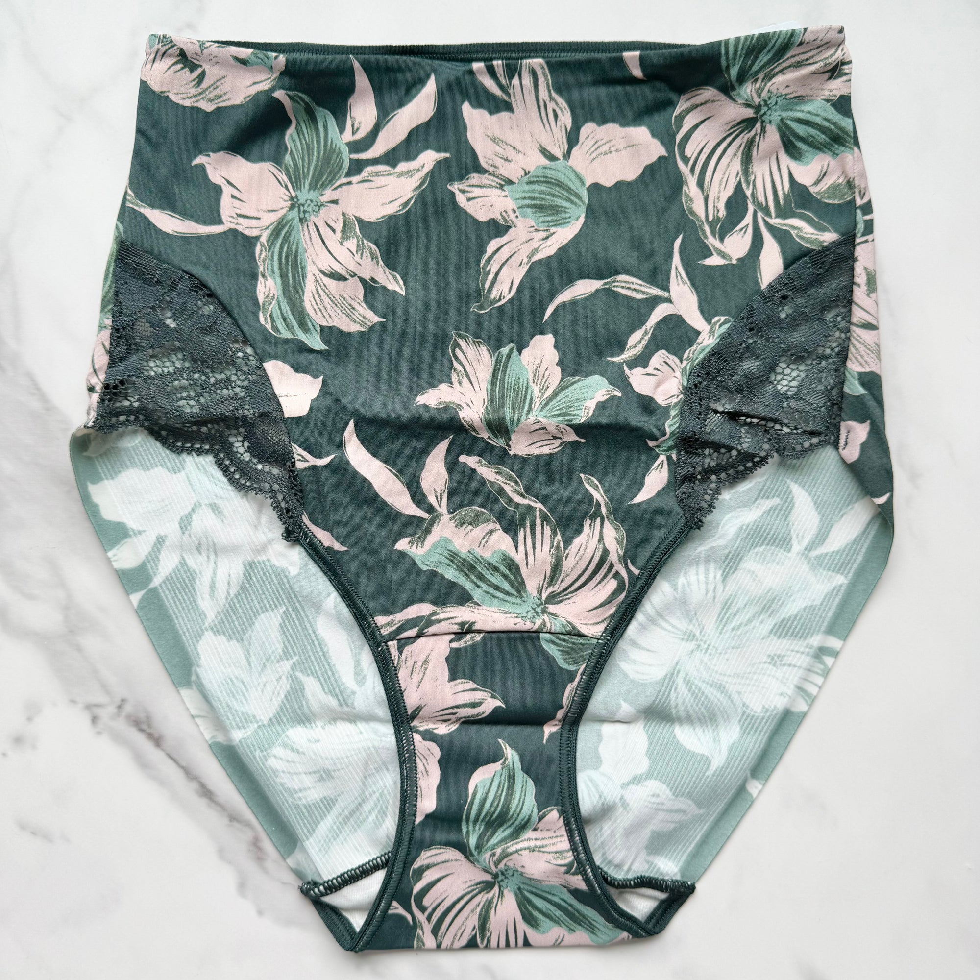 Vanishing Tummy With Lace High-Waist Brief Panty