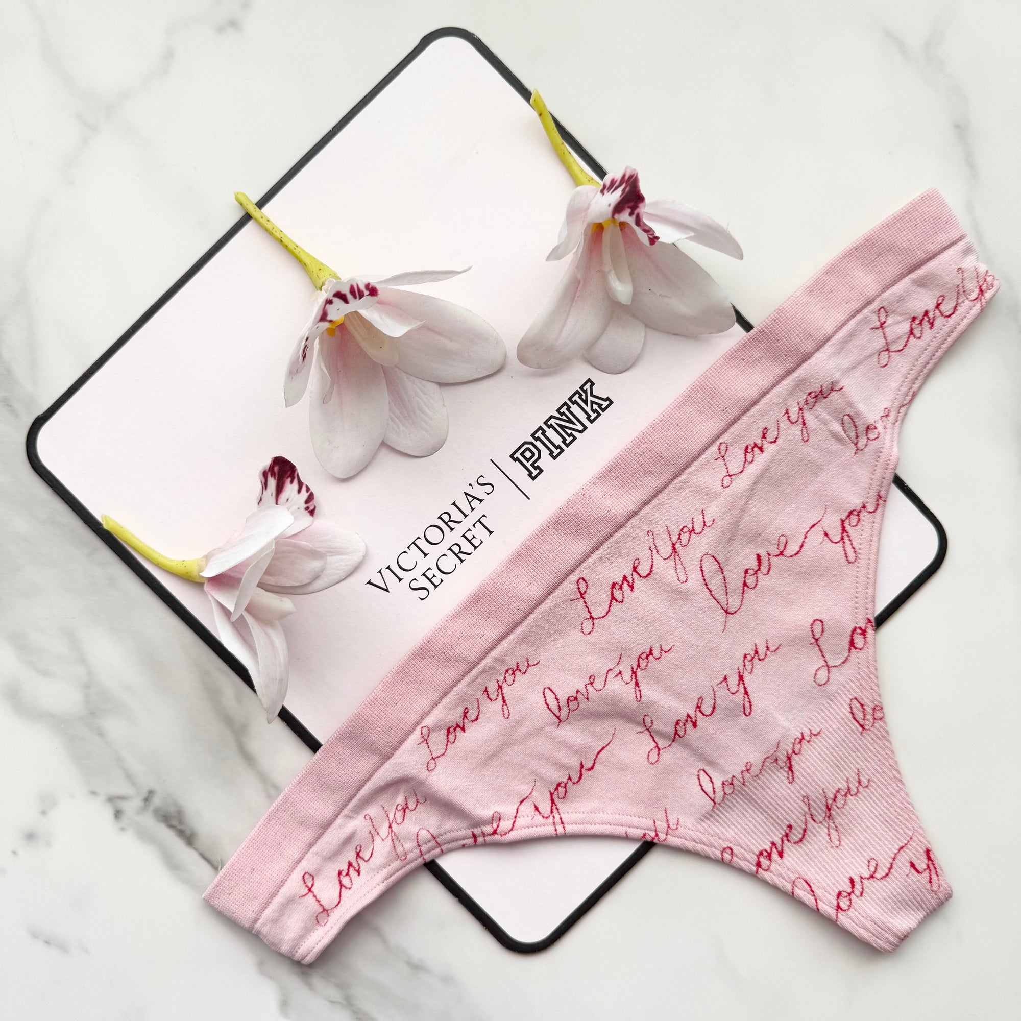 Seamless Print Thong Panty