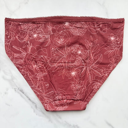 Vanishing Edge Microfiber With Lace Hipster Panty