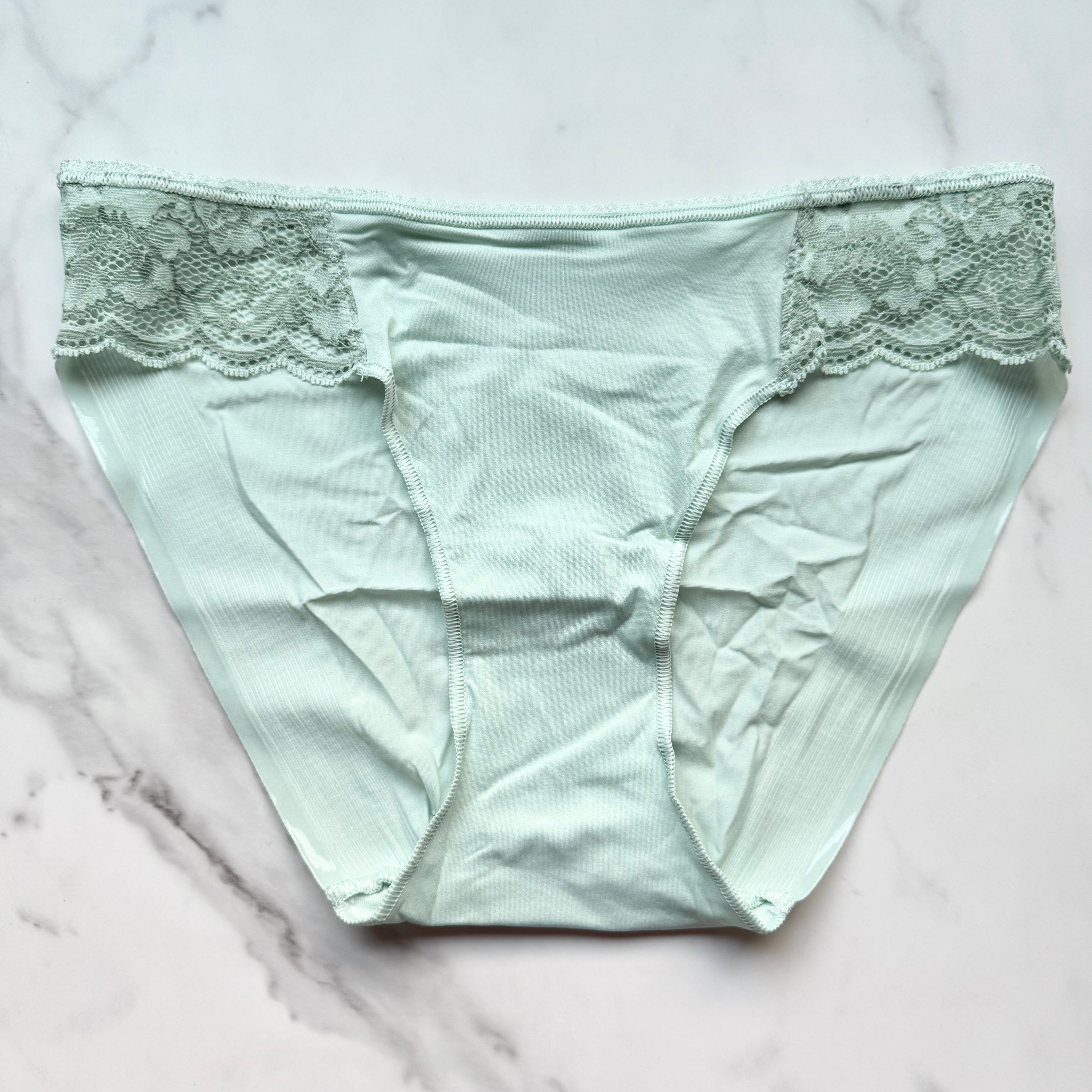 Vanishing Edge Microfiber With Lace Bikini Panty