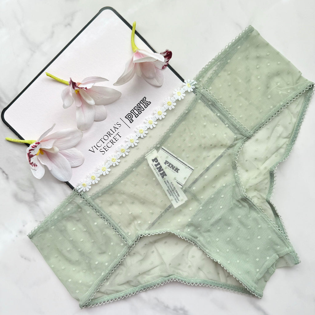Wink Dot Mesh Cheeky Panty