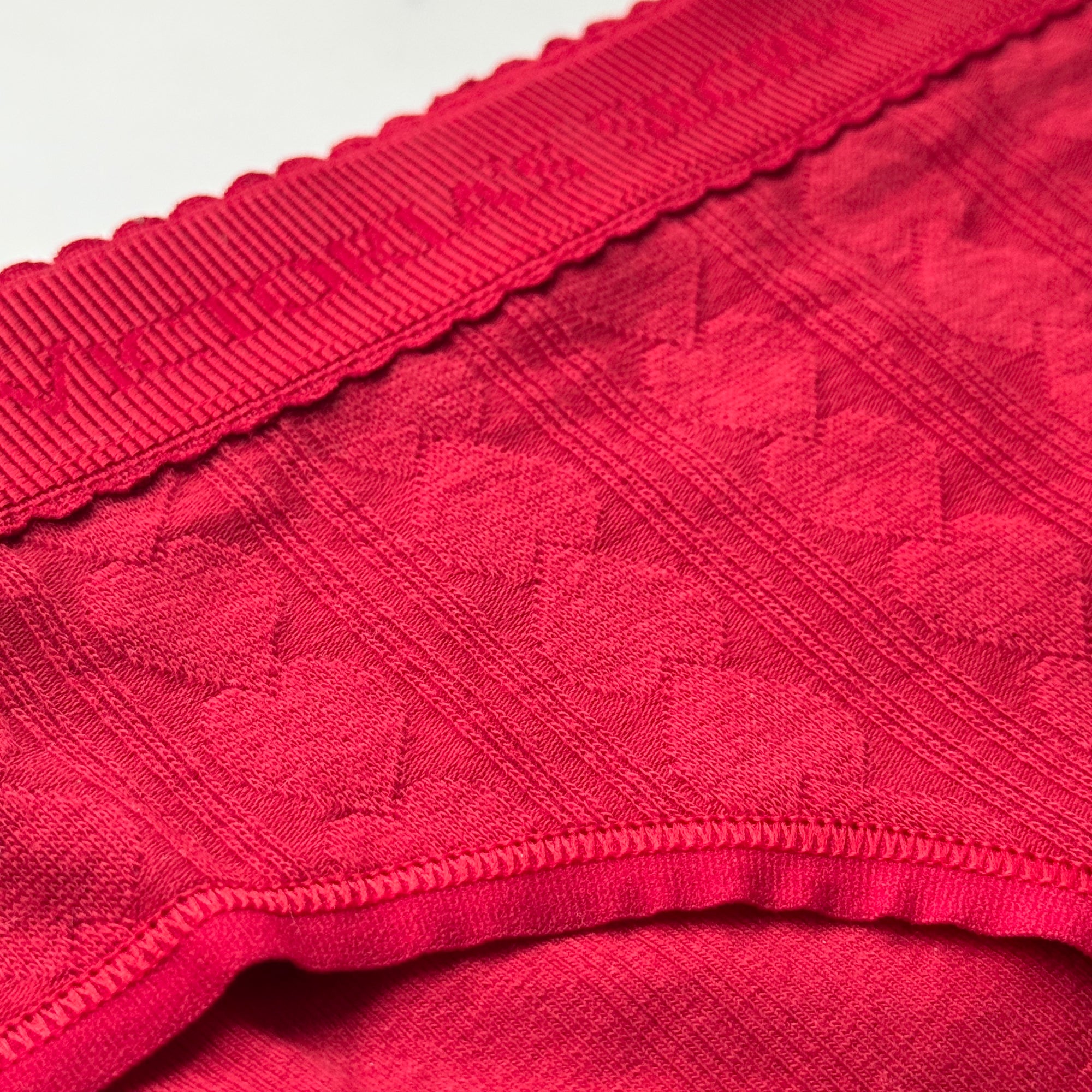 Logo Cotton Heart Jacquard Hiphugger Panty