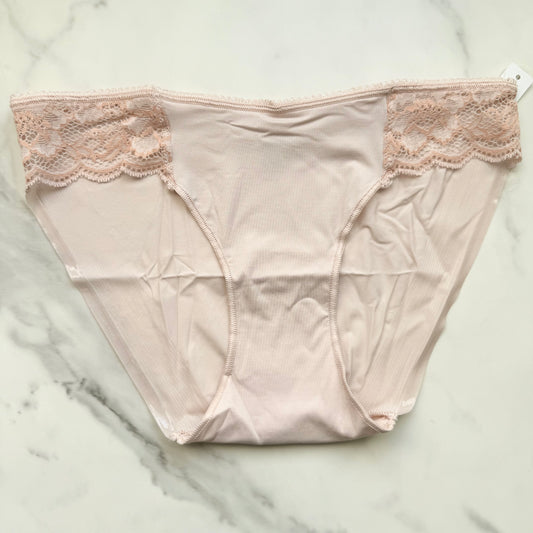 Vanishing Edge Microfiber With Lace Bikini Panty