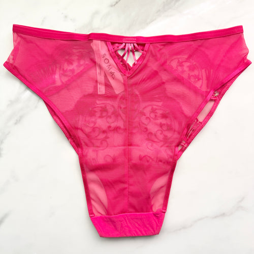Soma  Soma's Sexiest Architectural Embroidered French Cut Panty 