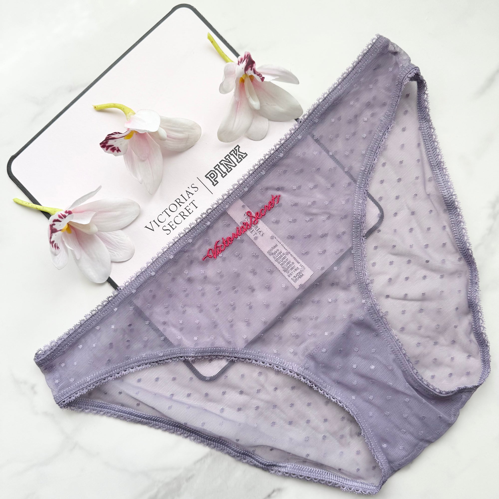 The Lacie Dot Mesh Bikini Panty