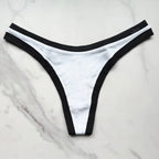 Seamless High-Leg Smooth Thong Panty
