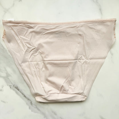 Vanishing Edge Microfiber With Lace Bikini Panty