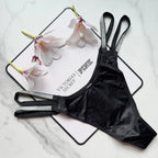 Very Sexy Double Shine Strap Smooth Thong Panty