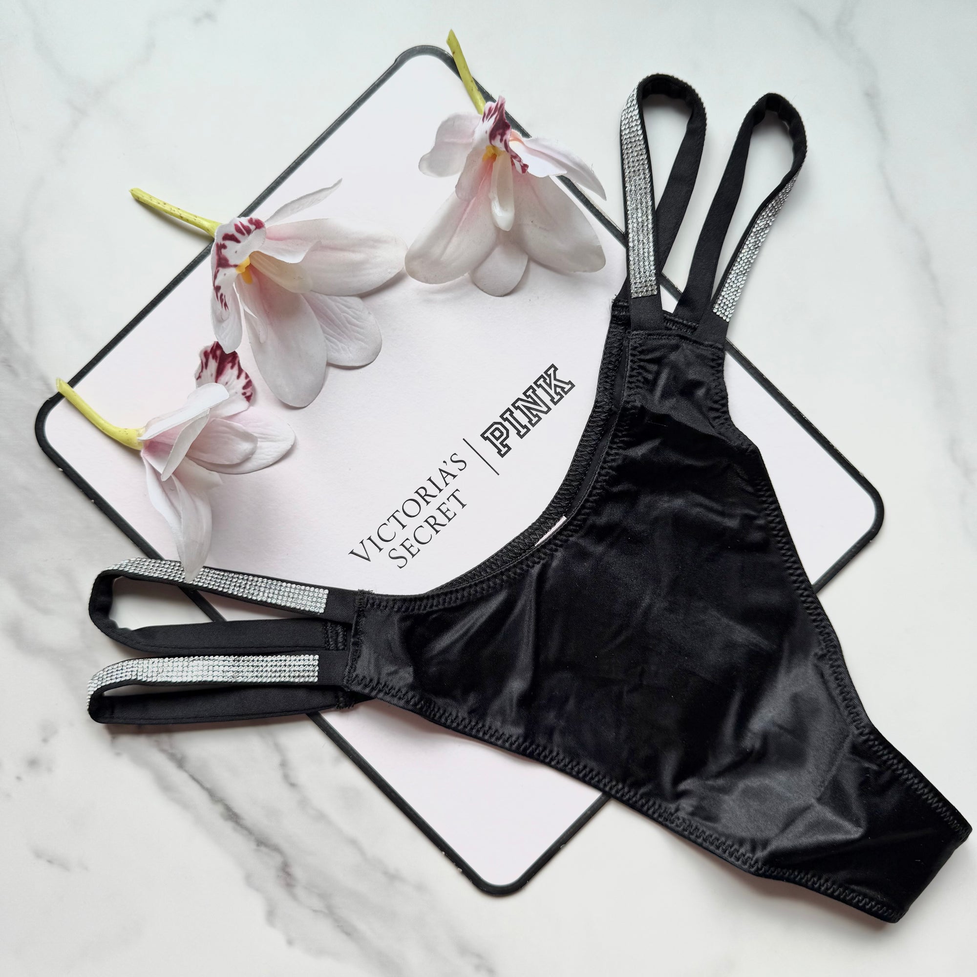 Very Sexy Double Shine Strap Smooth Thong Panty