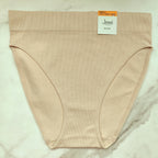 Seamless Ribbed Hi-Cut Bikini Panty