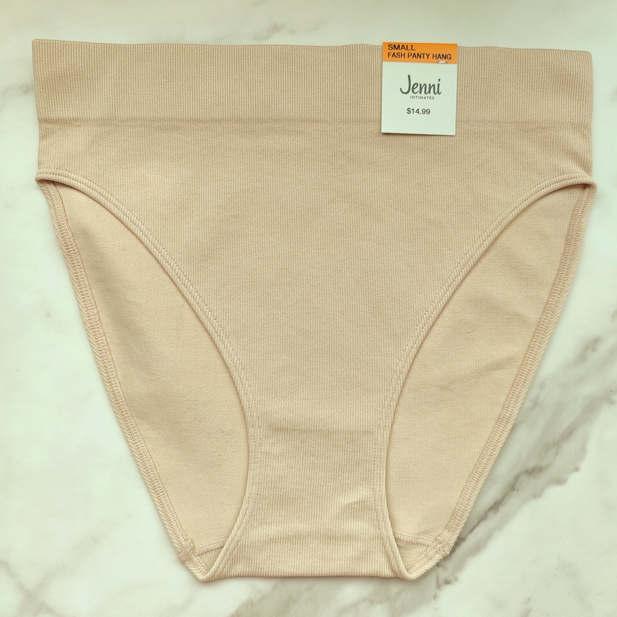 Seamless Ribbed Hi-Cut Bikini Panty