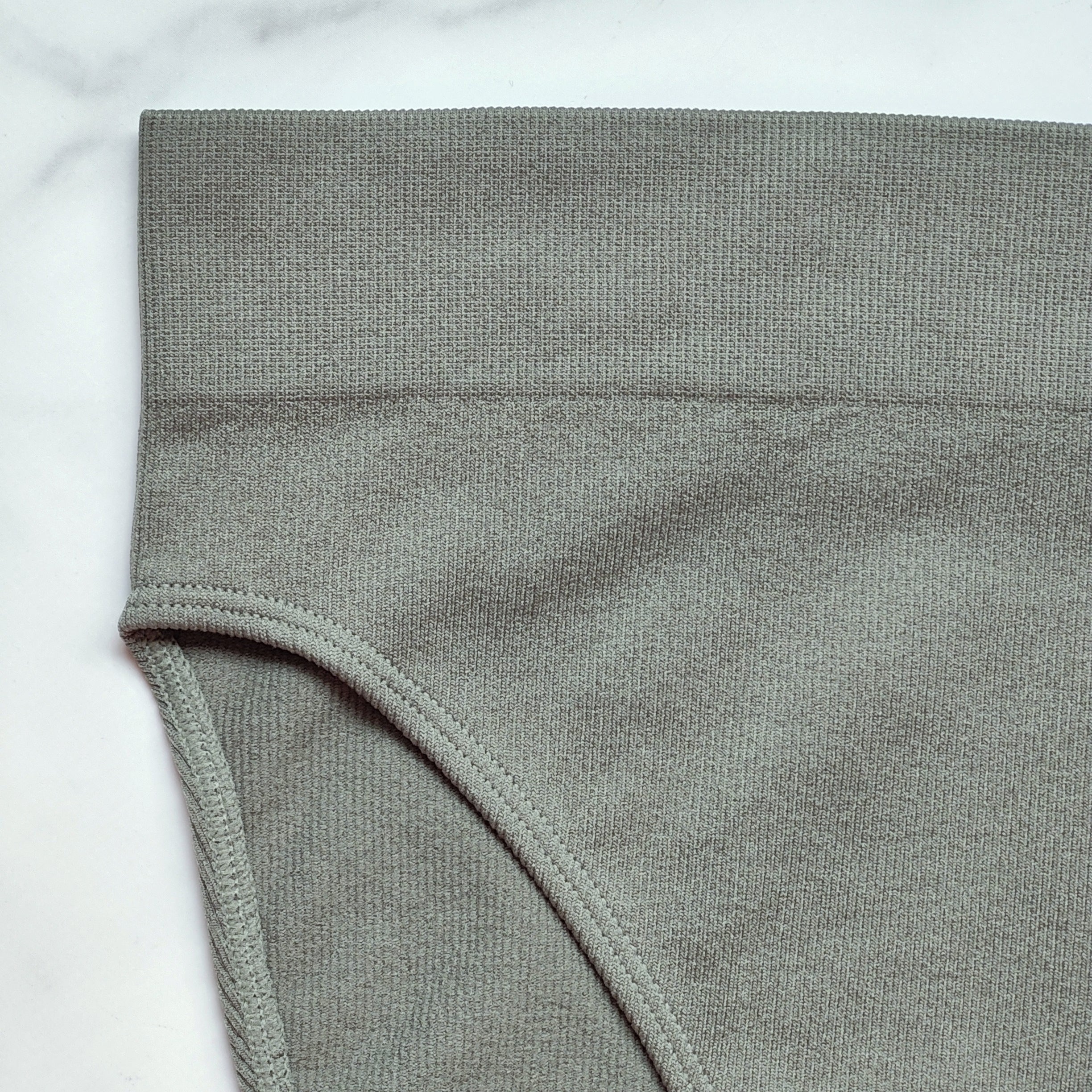 Seamless Ribbed Hi-Cut Bikini Panty