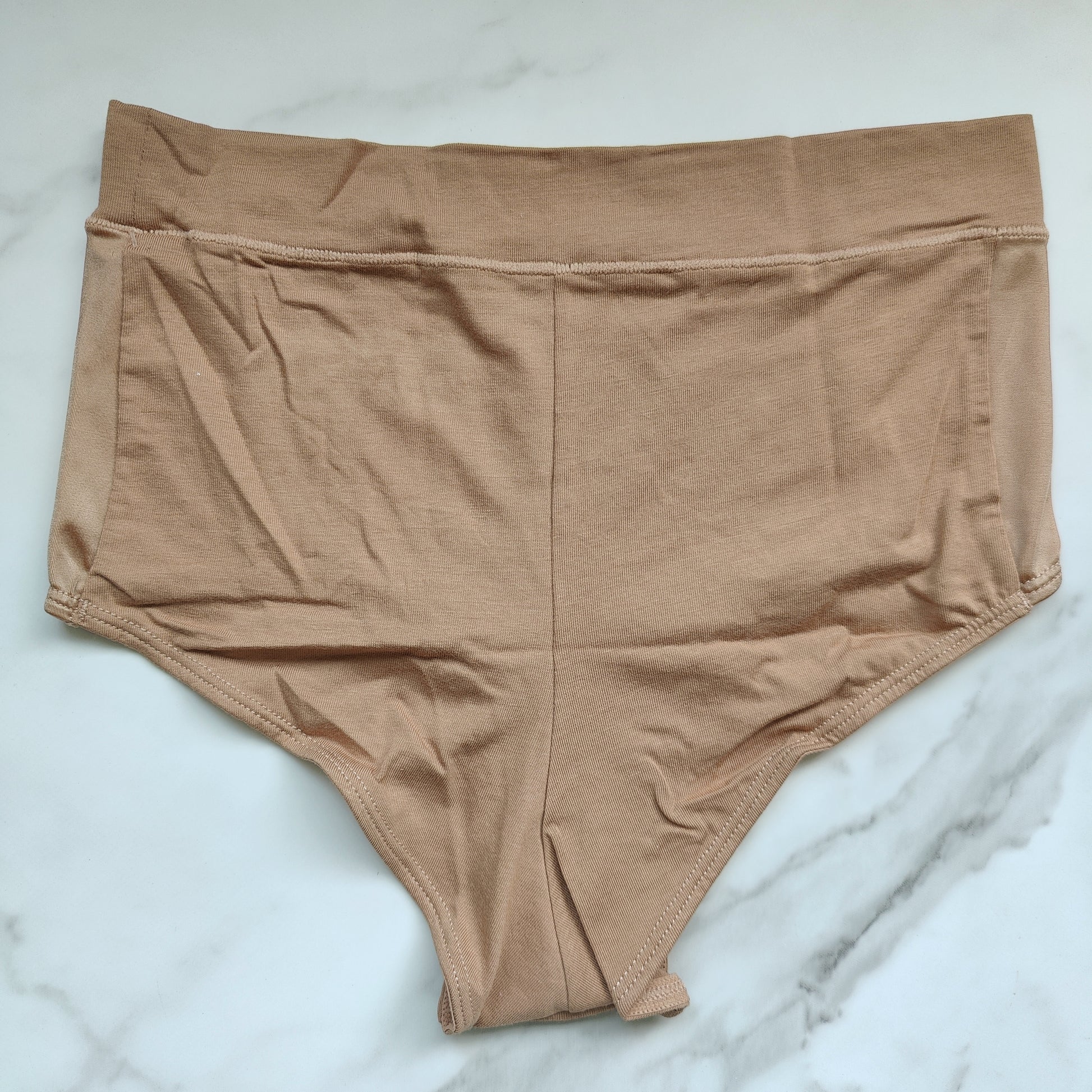 Soma Vanishing Edge Microfiber Boyshort Underwear, Black, size M